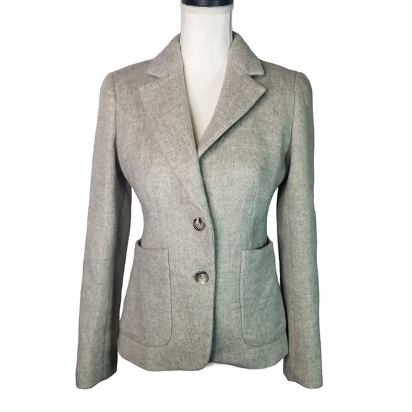 J Crew Collection Winterlude gray blazer new 4 - Picture 2 of 10